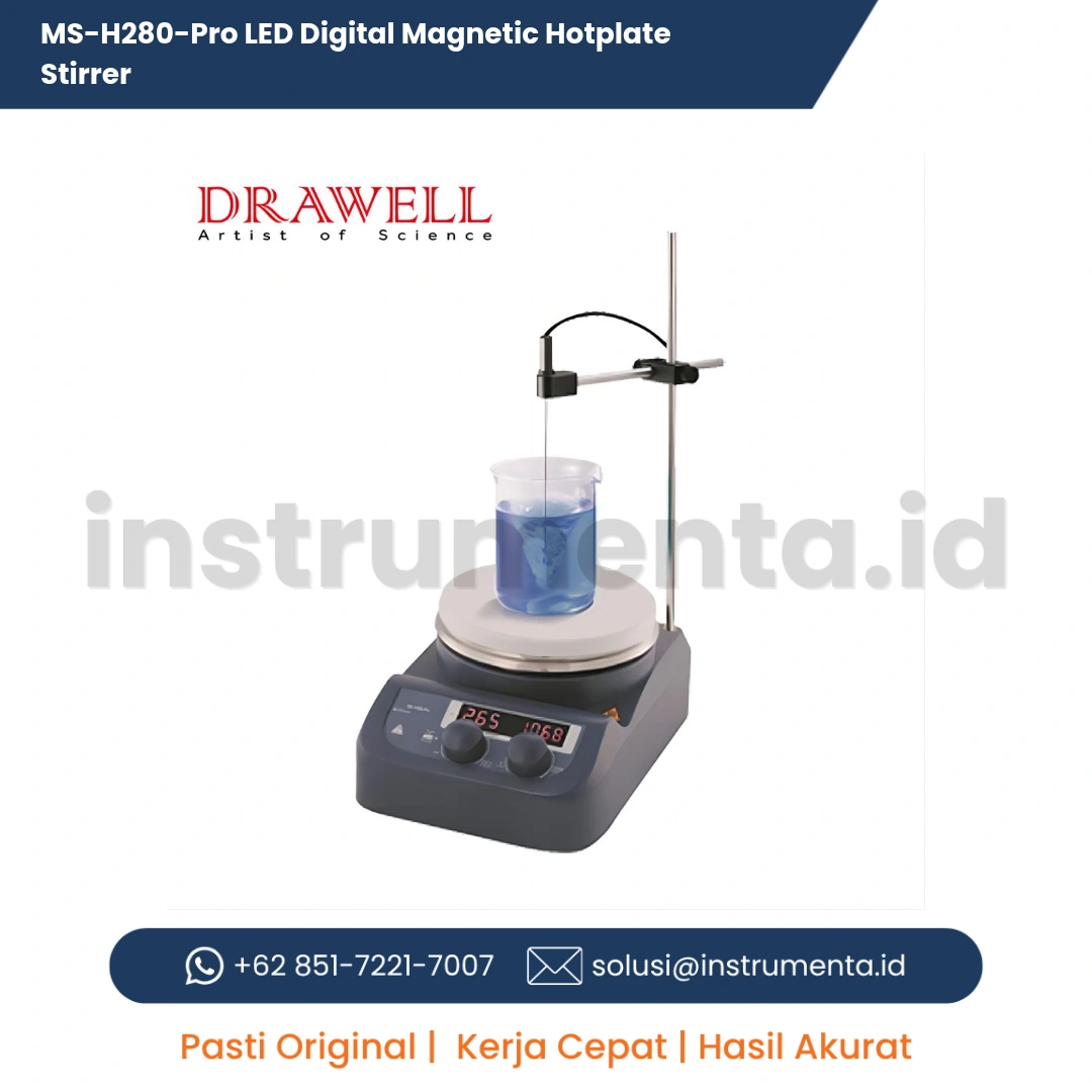 Jual MS-H280-Pro LED Digital Magnetic Hotplate Stirrer Distributor Resmi Indonesia Ready Stock